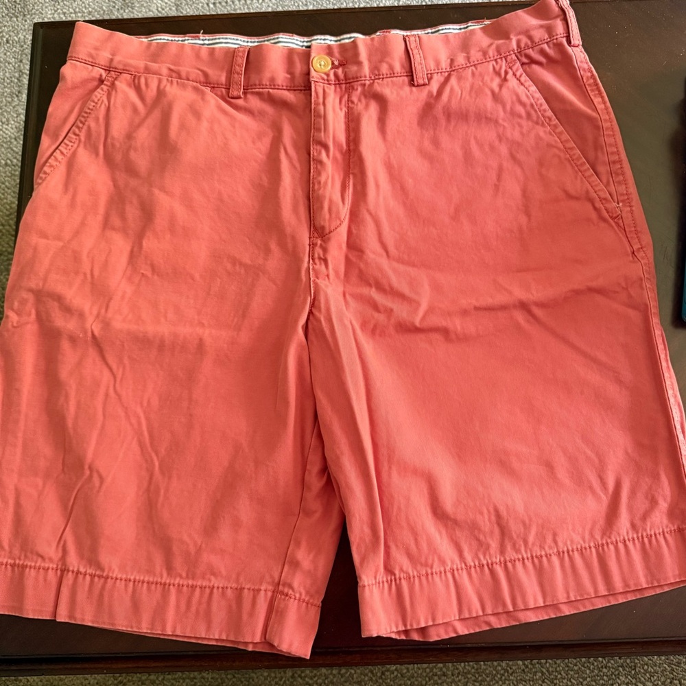 Tommy Hilfiger Men's Salmon Flat Front Shorts